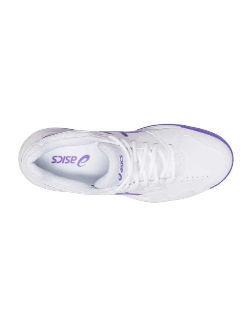 Asics Gel-Dedicate 7 Clay Blanco Morado Mujer | Ofertas de pádel